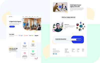 Design Studio Landing Page design ui webdesign