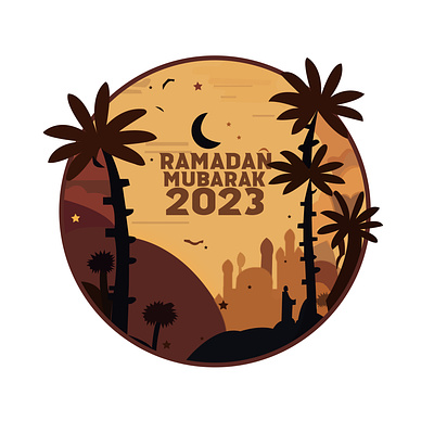 Ramadan Mubarak 2023 beautiful Illustration Art art illustration ramadan ramadan mubarak