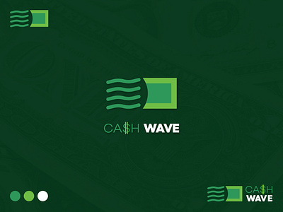 Cash Wave | Logo branding cash logo cash logo ideas cash wave design dollars logo graphic design graphic design inspiration illustration logo logo design logo inspiration vector