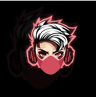 Gaming mascot logo for twitch streamers boy face art logo gaming gaming logo mascot logo mascot mascot logo for twitch twitch