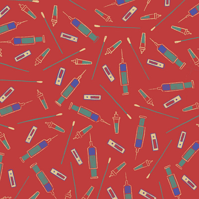 Covid pattern covid digital illustration health illustration pandemic pattern design test vaccination