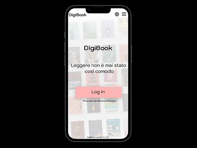 DigiBook app design ui
