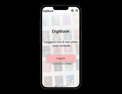 DigiBook app design ui