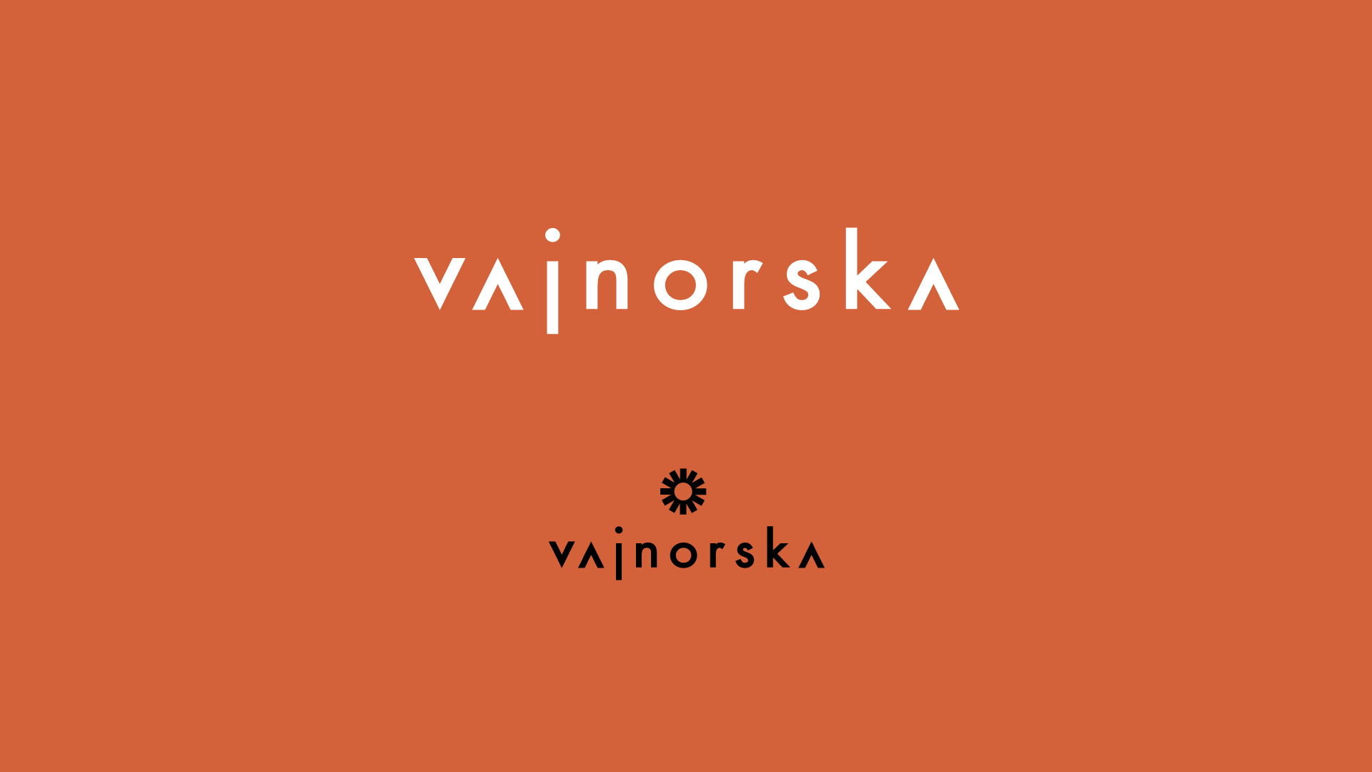 New building in town - Vajnorska branding graphic design logo typography vector