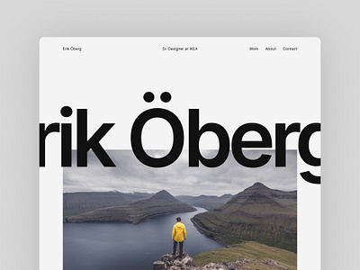 Öberg - Scandinavian Style Framer Template animation clean design framer minimal product design scandinavian semih semih yilmaz swedish template typography ui ux webdesign white öberg