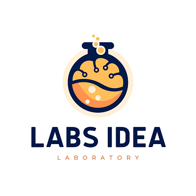 Logo Labs Idea branding design illustration logo