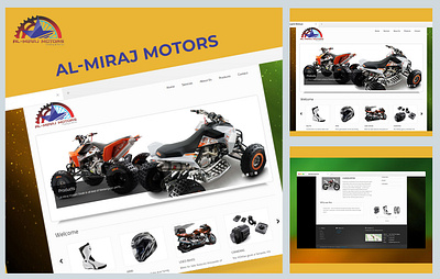 Al-Miraj Motors Website branding css design elementor graphic design html illustration motor motorbike typography ui ux vector web design website website developmet wordpress