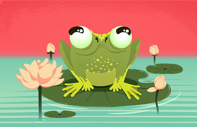 Mr. Toadster animal illustration book illustration cartoon frog illustration swamp toad vector vibrant colors