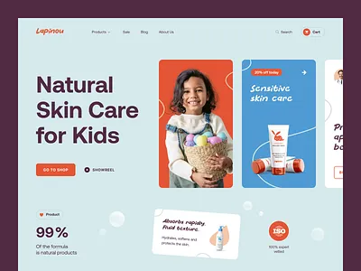 Lapinou Website design interface product service startup ui ux web website