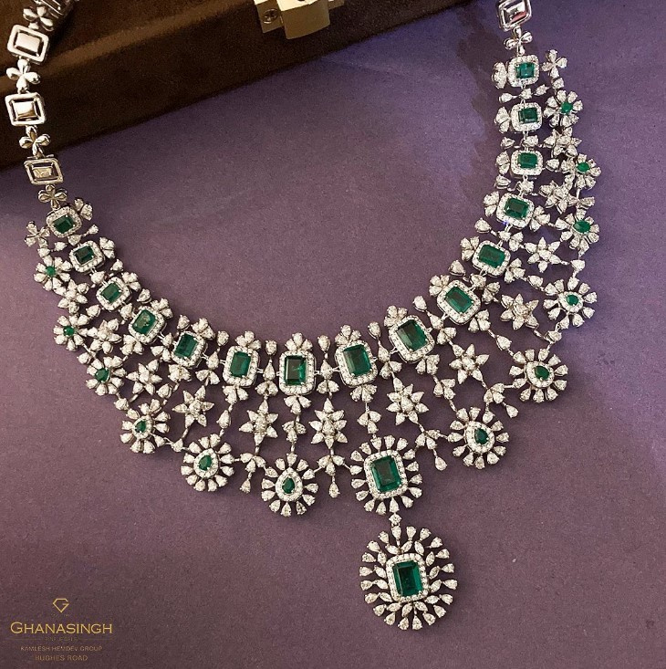 Diamond Necklace by Karan Khanna on Dribbble