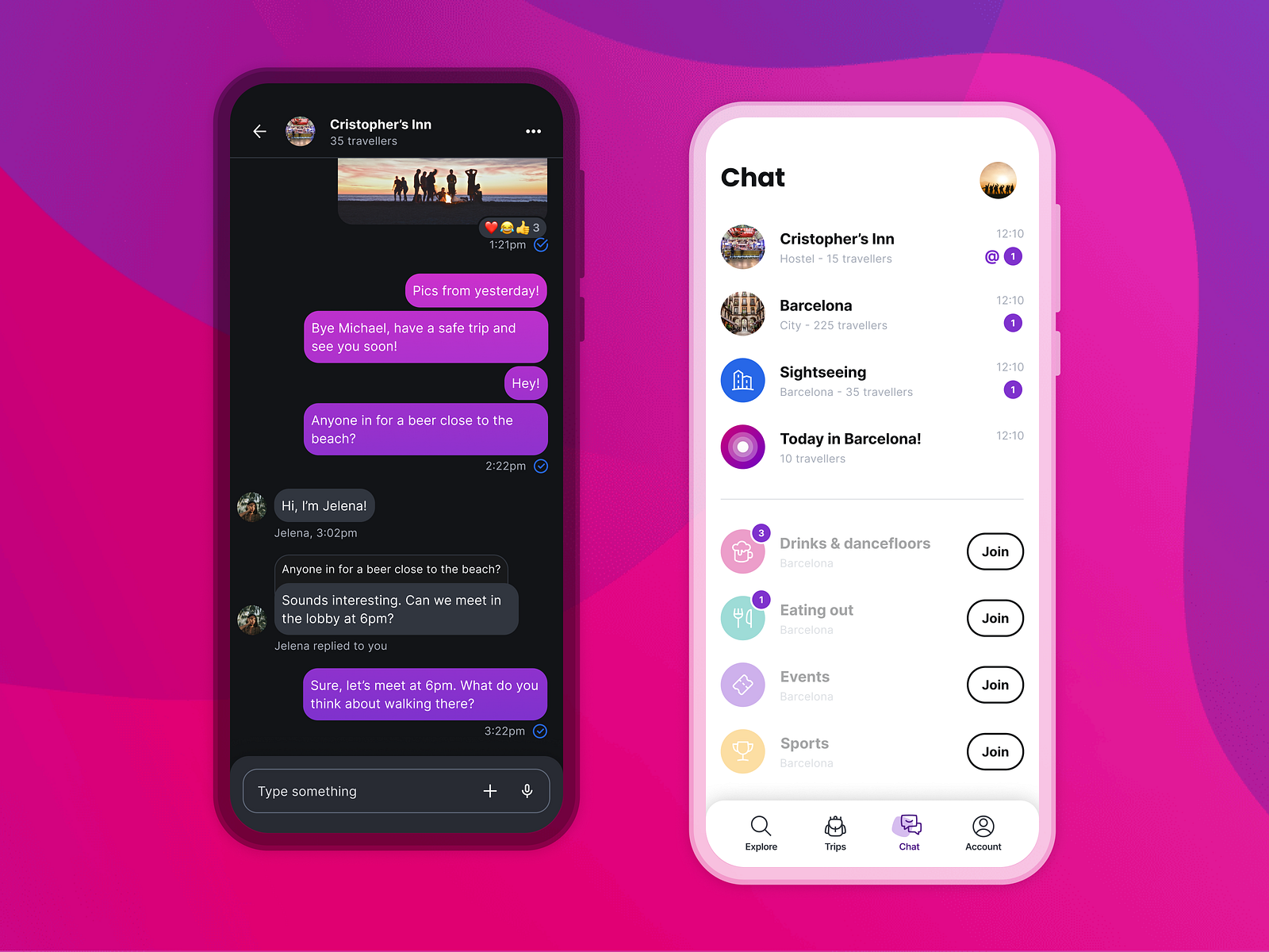 Hostelworld App Chat By Roberto Salodini On Dribbble