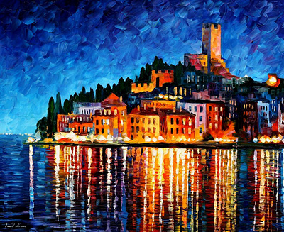 ITALY - VERONA — oil painting on canvas leonidafremov