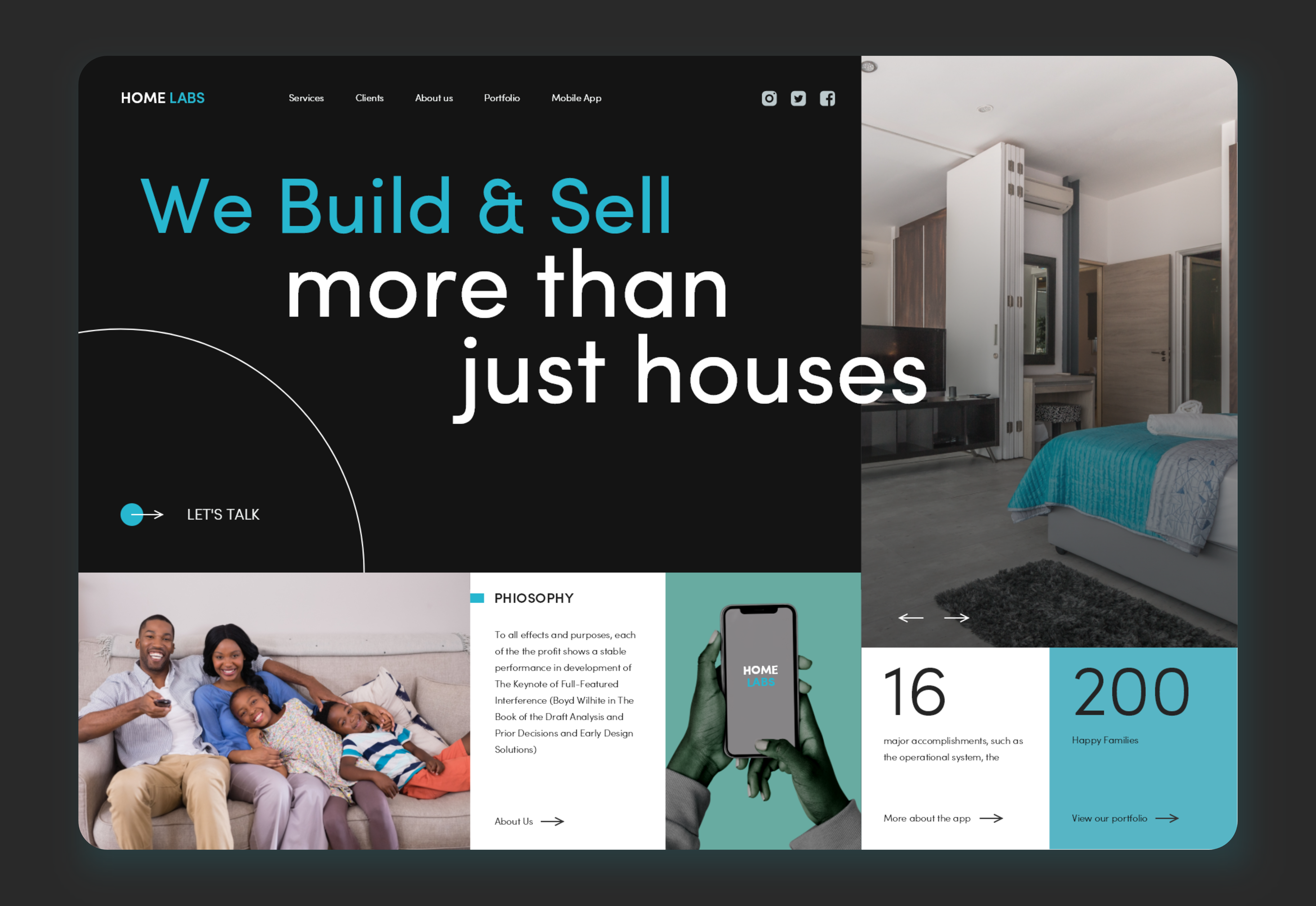 Example of Stunning Landing Page UI Design