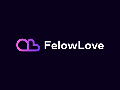 FelowLove Unused Logo brand branding design f logo felow felowlove graphic design logo logo design love minimal modern ui