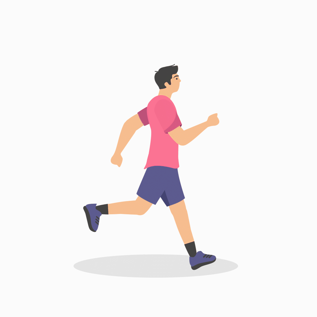 Health is wealth ❤🏃‍♂️ animation character animation graphic design motion graphics runcycleaniamtion