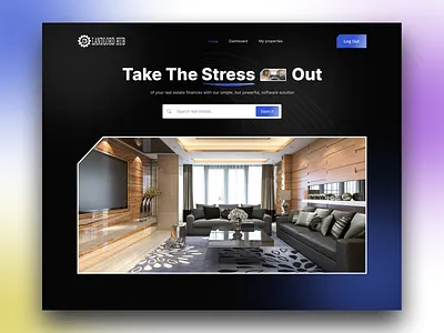 Landlord Hub Interior Agency Landing Page design interior interior landing page interior web landing landing page landing page design ui ux web web design website design