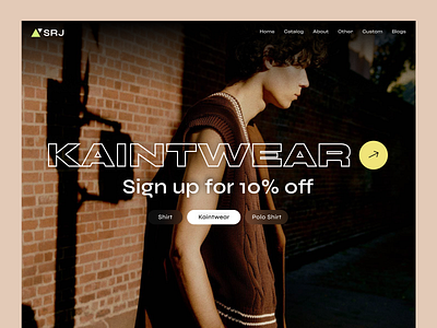 Fashion Design (e-commerce) website design graphic design mockup website