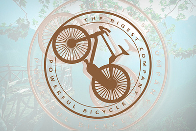 Bicycle logo circle logo design graphic design logo design luxury logo design modern logo design unique logo design vector vector logo design vintage logo design