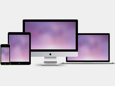 Download: Responsive Showcase Mockups apple computer design devices download free freebie ipad iphone laptop macbook mock up mockup notebook presentation smartphone tablet template ui