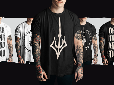 Dark Mrak - t-shirt design showcase branding dark design logo mark mrak shirt tattoo tshirt type typography