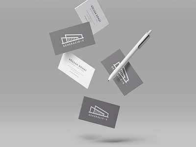 Generáció-K / Architecture engineer's branding architecture brand branding business card engineer logo