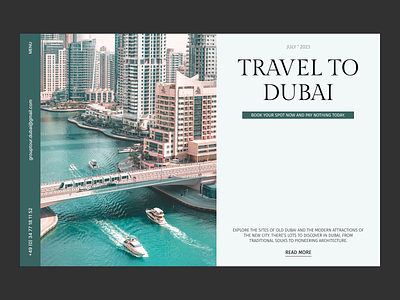 Website design for a travel agency homepage landing modern design simple design travel agency travelling website white space