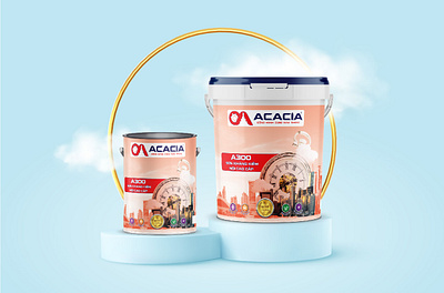 ACACIA paint A300 graphic design