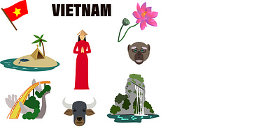 Вьетнам graphic design illustration vector