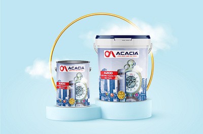 ACACIA paint A200 graphic design