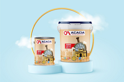 ACACIA paint A100 graphic design