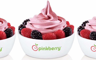 PINKBERRY NEW FLAVOR PROMO AD 3d animation branding graphic design logo motion graphics