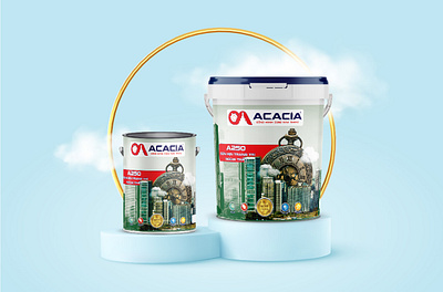 ACACIA paint A250 graphic design