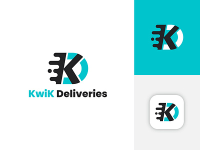 Delivery Service Logo - Modern KD Logo art branding clean delivery logo kd letter logo logo design modern logo