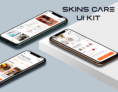 Skin Care Store UI Kit beauty branding design graphic design ui ux