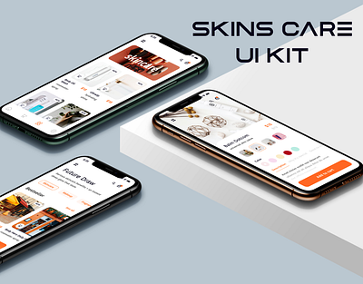 Skin Care Store UI Kit app branding figma graphic design ui vector