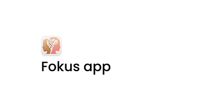 Fokus app app design ui ux