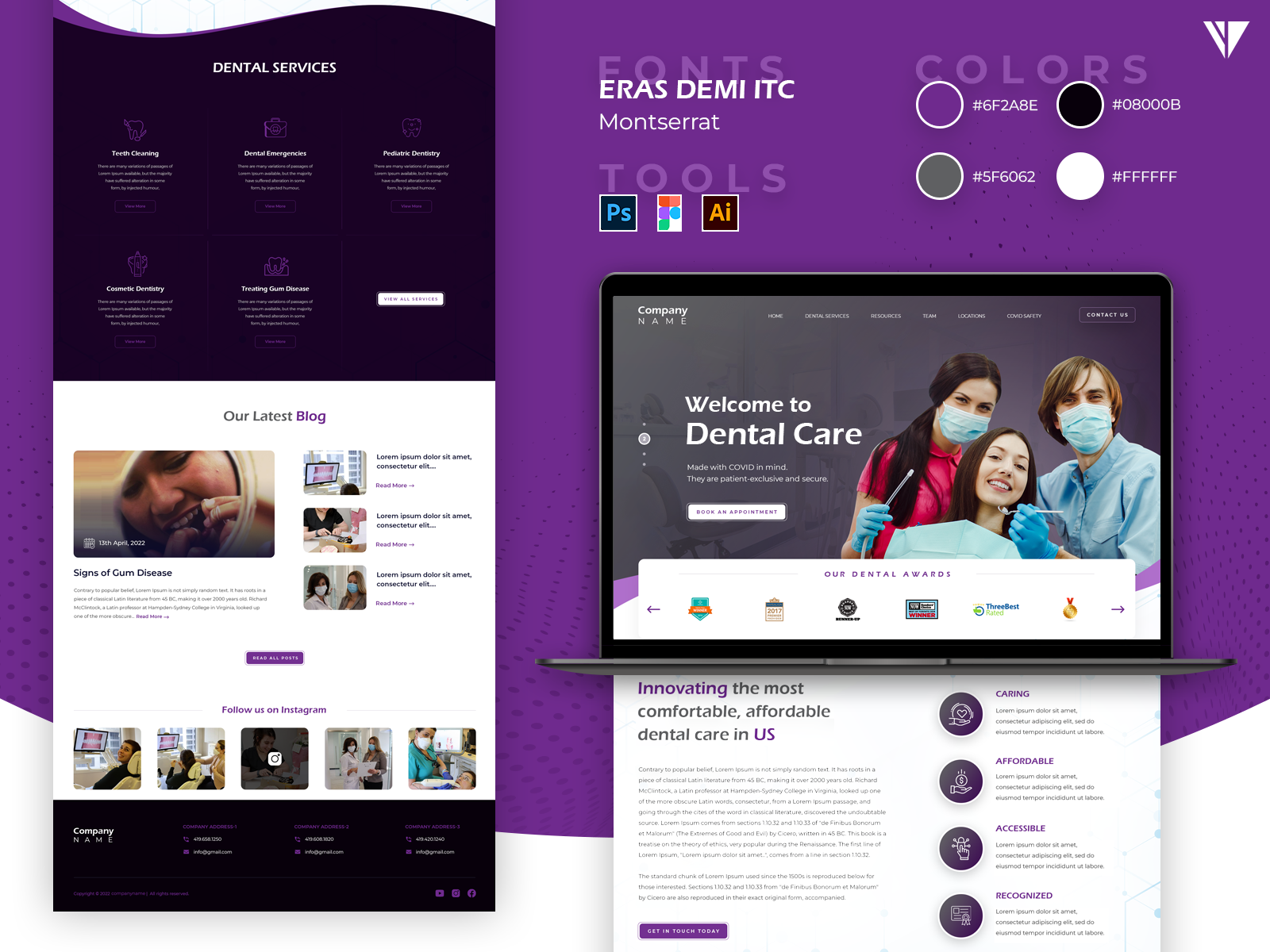 web-template-concept-for-a-dentist-by-akshoy-saha-on-dribbble