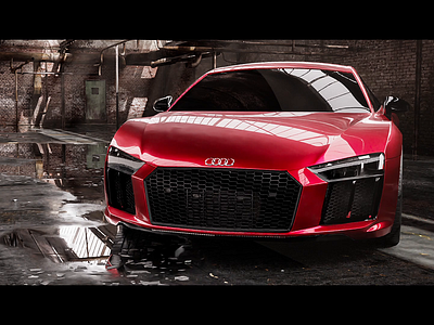 Audi R8 V10 3d 3dmodeling animation audir8 blender car cinamatic concept car cycles design hypercar motion graphics photo realistic product animation realistic rendering short animation supercar vfx visualization