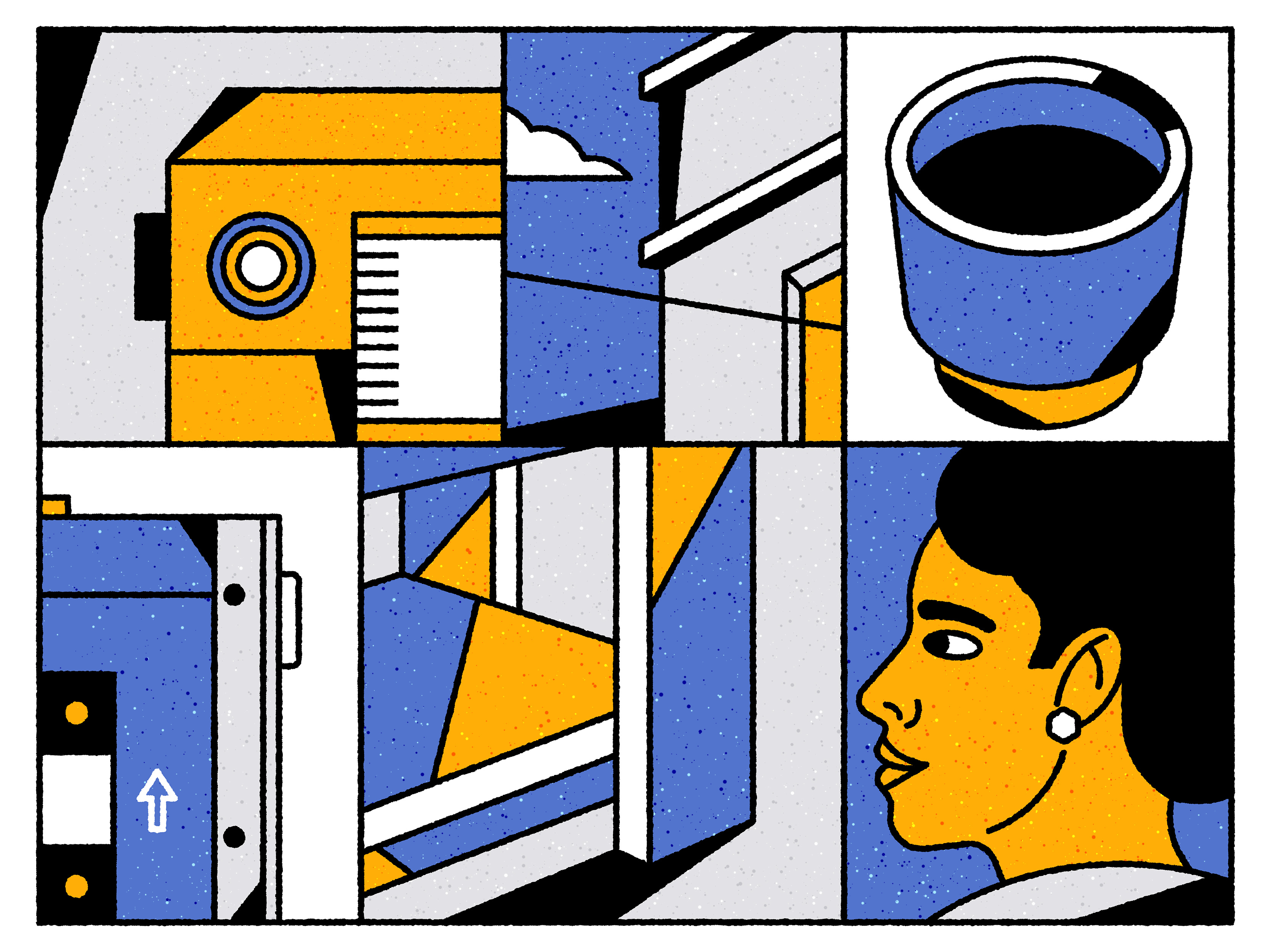 memories analog childhood coffee espresso illustration memories music sony town walkman