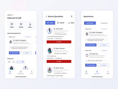 Doctor Appointment App 👨‍⚕️🩺 3d animation app appointment booking doctor branding design figma graphic design health healthtech illustration logo mobile app motion graphics payment ui ux