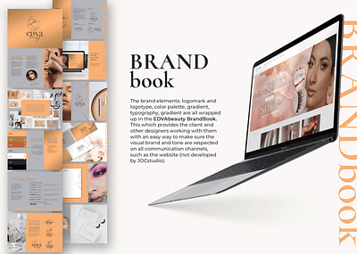 Brand book for EDVa beauty beauty brand branding design graphic design identity illustration logo logo design makeup