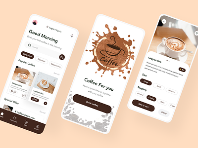 "Coffee Shop" App app app design application bean best design coffee coffee app coffee bean coffee design design ios mobile app online shop product shop ui ui design uiux ux ux design