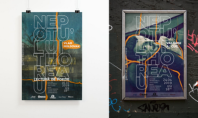 Posters for Nepotu' lui Thoreau brush design digital illustration graphic design illustration poster poster design