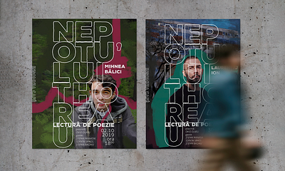 Posters for Nepotu' lui Thoreau brush design digital illustration graphic design illustration logo design poster vector