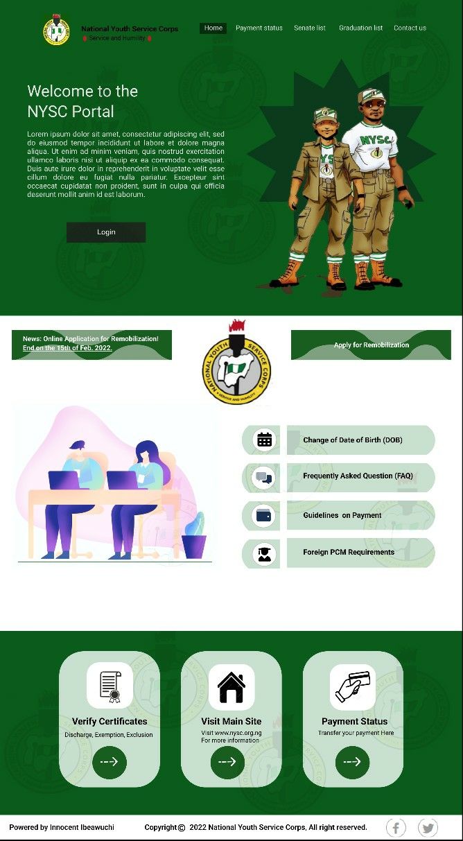 NYSC UI-Intern