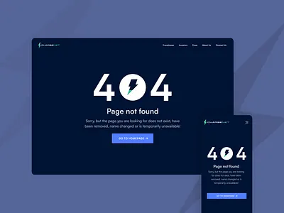ChargeNet - 404 Page 404 404 error 404 page app design application clean design error figma graphic design illustration mobile design mobile ui ui ui design uiux design ux web design webdesign website design