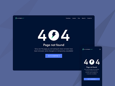 ChargeNet - 404 Page 404 404 error 404 page app design application clean design error figma graphic design illustration mobile design mobile ui ui ui design uiux design ux web design webdesign website design