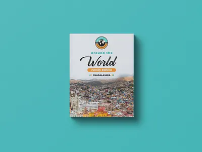 AROUND THE WORLD - Book Design cookbook graphic design illustration lead magnet recipe