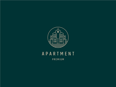 Apartment line art logo 3d animation apartment line art logo app branding business design graphic design illustration logo ui