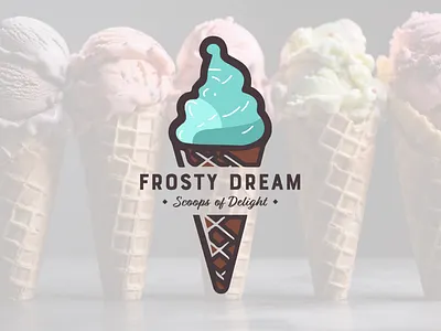 Frosty Dream branding design graphic design illustration logo typography vector
